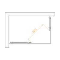Душевой уголок RGW PA-040B 80x120, прямоугольный, профиль черный, стекло прозрачное/6 мм, арт-3508104082-14 — фото 8, Прямоугольные душевые уголки