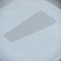 Полка RGW MT-11W/Белая Волна, металл 1,5 мм (Левая) арт-49279911-01L — фото 3, Полки для ванной и душа