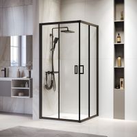 Товар: Душевой уголок 90* 90*195 RGW PA-39-B Квадрат/Чёрный/Прозрачное/6 мм (Easy) арт-03083999-14 - фото 2 Душевой уголок 90* 90*195 RGW PA-39-B Квадрат/Чёрный/Прозрачное/6 мм (Easy) арт-03083999-14 — фото 2, Квадратные душевые уголки