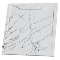 Душевой поддон  90*90*3,5 RGW STE-099MW Белый мрамор/Квадрат  Каменный (S-14) арт-52341099-15 — фото 2, Душевые поддоны из искусственного камня