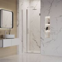 Душевая дверь INRAIN MIT-012 / 110х195 / Хром / Прозрачное / 8 мм арт-73MI01211-CH — фото 1, Распашные душевые двери