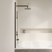 Товар: Шторка на ванну 50*150 RGW SC-056-B Чёрный/Прозрачное/6 мм (Easy) арт-351105650-14 - фото 3 Шторка на ванну 50*150 RGW SC-056-B Чёрный/Прозрачное/6 мм (Easy) арт-351105650-14 — фото 3, Неподвижные шторки для ванной