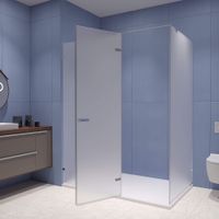 Душевой уголок 140*100*200 RGW SV-040 Прямоуг./Хром/Матовое/8 мм (2 уп.) арт-353204040-21 — фото 2, Прямоугольные душевые уголки