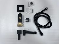 Гигиенический душ со смесителем Черный (Смеситель/шланг/душ/) арт-INR05060-B — фото 3, Гигиенические души