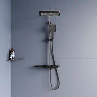 Товар: Душевая стойка RGW SP-34-B Черный Головной душ/Термостат (Ручной душ.Шланг 1,5 м.*) арт-51140134-04* - фото 3 Душевая стойка RGW SP-34-B Черный Головной душ/Термостат (Ручной душ.Шланг 1,5 м.*) арт-51140134-04* — фото 3, Душевые стойки