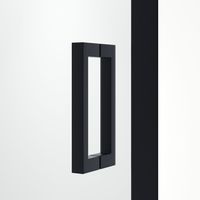 Душевая дверь INRAIN VIN-016 / 160х195 / Чёрный / Прозрачное / 6 мм арт-73VI01616-TB — фото 3, Раздвижные душевые двери