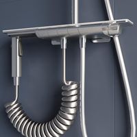 Душевая стойка RGW SP-35 Хром Головной душ/Термостат (Гигиенический душ) арт-51140135-01 — фото 3, Душевые стойки