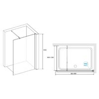 Товар: Душевая перегородка 90*195 RGW WA-02-1 Хром/Cora/6 мм (EasyClean) арт-411002109-41 - фото 3 Душевая перегородка 90*195 RGW WA-02-1 Хром/Cora/6 мм (EasyClean) арт-411002109-41 — фото 3, Душевые перегородки