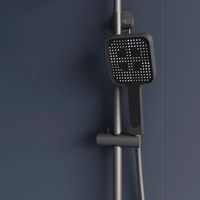 Душевая стойка RGW SP-35-Gr Серый Головной душ/Термостат (Гигиенический душ) арт-51140135-11 — фото 5, Душевые стойки