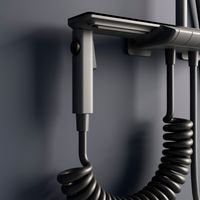 Душевая стойка RGW SP-35-Gr Серый Головной душ/Термостат (Гигиенический душ) арт-51140135-11 — фото 4, Душевые стойки