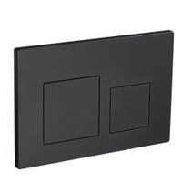 Кнопка слива RGW SWH-09B  черный  (двойной смыв) арт-68420009-04 — фото 1, Кнопки смыва