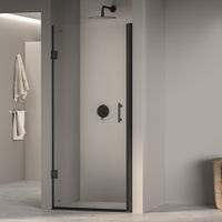 Душевая дверь  80*195 RGW PA-06 B Чёрный/Прозрачное/6 мм (Easy) арт-41080608-14 — фото 1, Распашные душевые двери