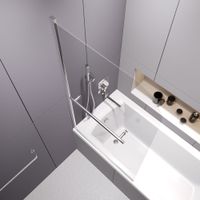 Товар: Шторка на ванну 80*140 RGW SC-114 Хром/Прозрачное/6 мм (Easy) арт-411111408-11 - фото 6 Шторка на ванну 80*140 RGW SC-114 Хром/Прозрачное/6 мм (Easy) арт-411111408-11 — фото 6, Шторки для ванной распашные