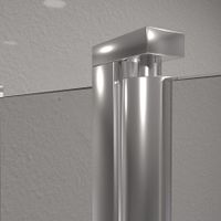 Шторка на ванну 100*140 RGW SC-11 Хром/Прозрачное/6 мм (99-100 Easy) арт-03111110-11 — фото 7, Шторки для ванной распашные