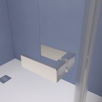 Душевой уголок RGW SV-030 100x100, квадратный, профиль хром, стекло прозрачное/8 мм, арт-353203000-11 — фото 8, Квадратные душевые уголки