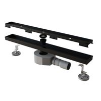 Душевой трап RGW SDR-08B-80 прямой 800 черный Ø 50 мм сифон + ножки, под плитку арт-21210880-014 — фото 4, Трапы для душа