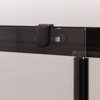 Душевая дверь 130*195 RGW PA-017-B Чёрный/Прозрачное/6 мм (Easy) арт-350801713-14 — фото 3, Раздвижные душевые двери