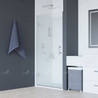 Товар: Душевая дверь 80*195 RGW HO-011 хром/Матовое/8 мм арт-350601108-21 - фото 2 Душевая дверь 80*195 RGW HO-011 хром/Матовое/8 мм арт-350601108-21 — фото 2, Распашные душевые двери