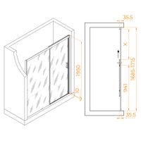 Товар: Душевая дверь 170*195 RGW PA-017 Хром/Прозрачное/6 мм (Easy) арт-350801717-11 - фото 5 Душевая дверь 170*195 RGW PA-017 Хром/Прозрачное/6 мм (Easy) арт-350801717-11 — фото 5, Раздвижные душевые двери