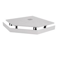 Товар: Душевой поддон трапеция RGW ST/T-W 100x100, белый, каменный, арт-16155100-01 - фото 13 Душевой поддон трапеция RGW ST/T-W 100x100, белый, каменный, арт-16155100-01 — фото 13, Душевые поддоны из искусственного камня