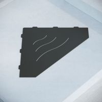 Полка RGW MT-03B/Черная Волна, металл 1,5 мм арт-49279903-04 — фото 3, Полки для ванной и душа