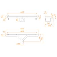 Товар: Душевой трап RGW SDR-60 600 хром Ø 50 мм арт-21216000-011 - фото 6 Душевой трап RGW SDR-60 600 хром Ø 50 мм арт-21216000-011 — фото 6, Трапы для душа