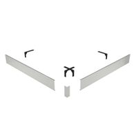 Экран для поддона INRAIN IN-01  90х90 (квадрат) (Белый) арт-73IN1599-01 — фото 1, Экраны для поддонов