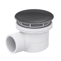 Сифон RGW QYD-06 графит Ø 60 мм с сухим затвором арт-18241106-02 — фото 1, Сифоны для поддонов