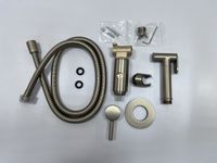 Товар: Гигиенический душ со смесителем Золото браш (Смеситель/шланг/душ/) арт-INR05050-GdB - фото 3 Гигиенический душ со смесителем Золото браш (Смеситель/шланг/душ/) арт-INR05050-GdB — фото 3, Гигиенические души