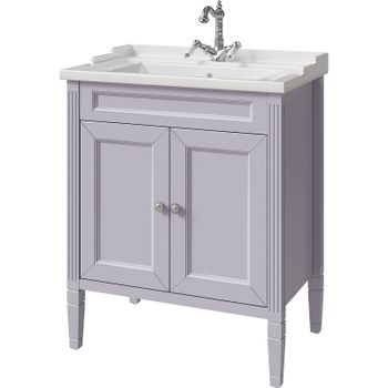 Тумба под раковину Caprigo Albion Concept 70 34011-SF028 Серая матовая — фото 1, Тумбы под раковину