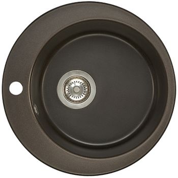 Кухонная мойка Aquaton Иверия 48 1A711032IV280 Кофе — фото 1, Кухонные мойки