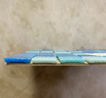 Стеклянная мозаика Bonaparte Aqua 150 на сетке 32,7х32,7 см — фото 4, Мозаика