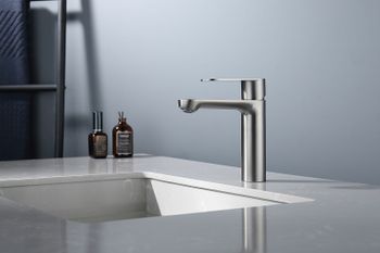 Смеситель для раковины Splenka S222.10.09 Графит матовый — фото 5, Смесители для раковины