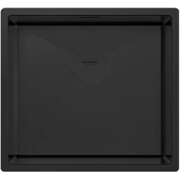 Кухонная мойка Paulmark Next 48 Uni PM214844-MBN Черная матовая — фото 1, Кухонные мойки