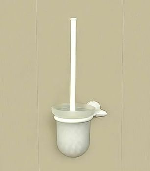 Ершик для унитаза Nofer Line 16518.W Белый — фото 2, Ершики для унитаза