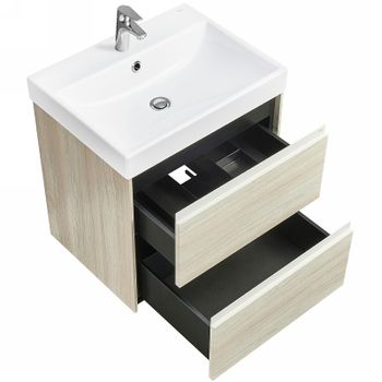 Тумба под раковину Roca Ona 60 A857613512 подвесная Светлый дуб — фото 2, Тумбы под раковину