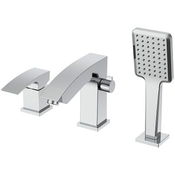 Смеситель на борт ванны Gappo G07 G1107 Хром — фото 1, Смесители на борт ванны