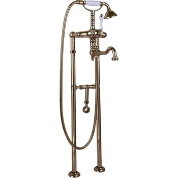 Смеситель для ванны Cezares Margot MARGOT-VDPS2-02-Bi Бронза — фото 1, Смесители напольные