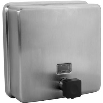 Диспенсер для жидкого мыла Bemeta Hotel 105109205 Хром матовый — фото 1, Диспенсеры для жидкого мыла