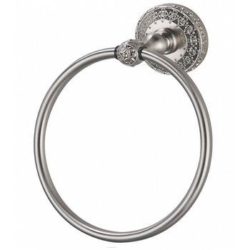 Кольцо для полотенец ZorG SL AZR 11 SL Серебро — фото 1, Полотенцедержатели