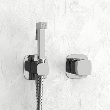 Гигиенический душ со смесителем WasserKRAFT Naab A8651.326.057.136 Хром — фото 2, Гигиенические души