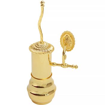 Ершик для унитаза Migliore Edera 16939 Золото — фото 1, Ершики для унитаза