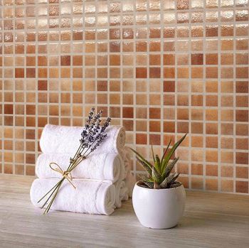 Стеклянная мозаика Natural Steppa STP-BG018 31,5x31,5 см — фото 7, Мозаика