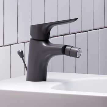 Смеситель для биде Damixa Jupiter 770240300 Черный матовый — фото 3, Смесители для биде