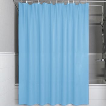 Штора для ванны Iddis Base 240х200 BL06P24i11 Голубая — фото 1, Шторы для ванной