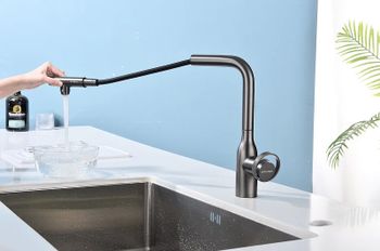 Смеситель для кухни Paulmark Urban Ur213104-NI Никель — фото 10, Смесители для кухни