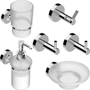 Товар: Набор аксессуаров для ванной STWORKI by Damixa Хельсинки HADB91300 Хром - фото 1 Набор аксессуаров для ванной STWORKI by Damixa Хельсинки HADB91300 Хром — фото 1, Наборы аксессуаров для ванной комнаты