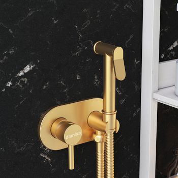 Гигиенический душ со смесителем Damixa RedBlu Option 214000000 Бронза — фото 6, Гигиенические души