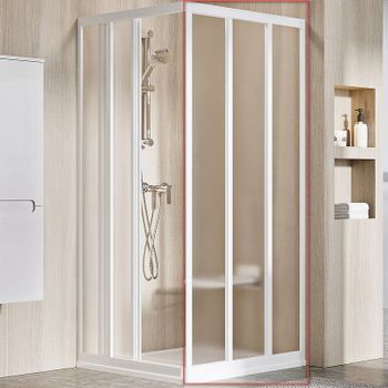 Душевая дверь Ravak Supernova ASRV3-90 198 15V701R2ZG профиль Белый стекло Grape — фото 1, Раздвижные душевые двери