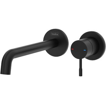 Смеситель для раковины Teska Atlas E5708 Черный матовый — фото 1, Смесители для раковины